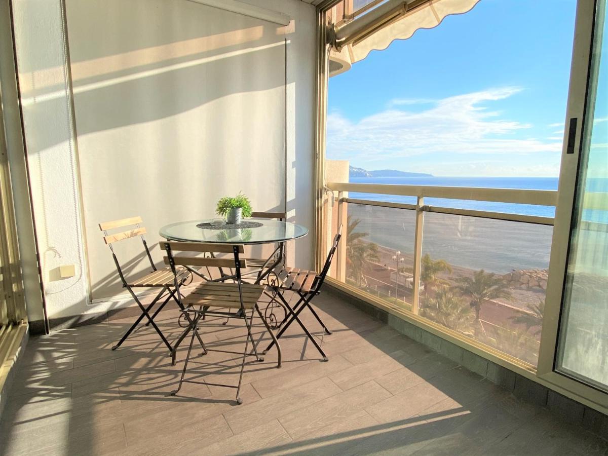 Sea Front - Panoramic Sea View Studio With Terrace 尼斯 外观 照片