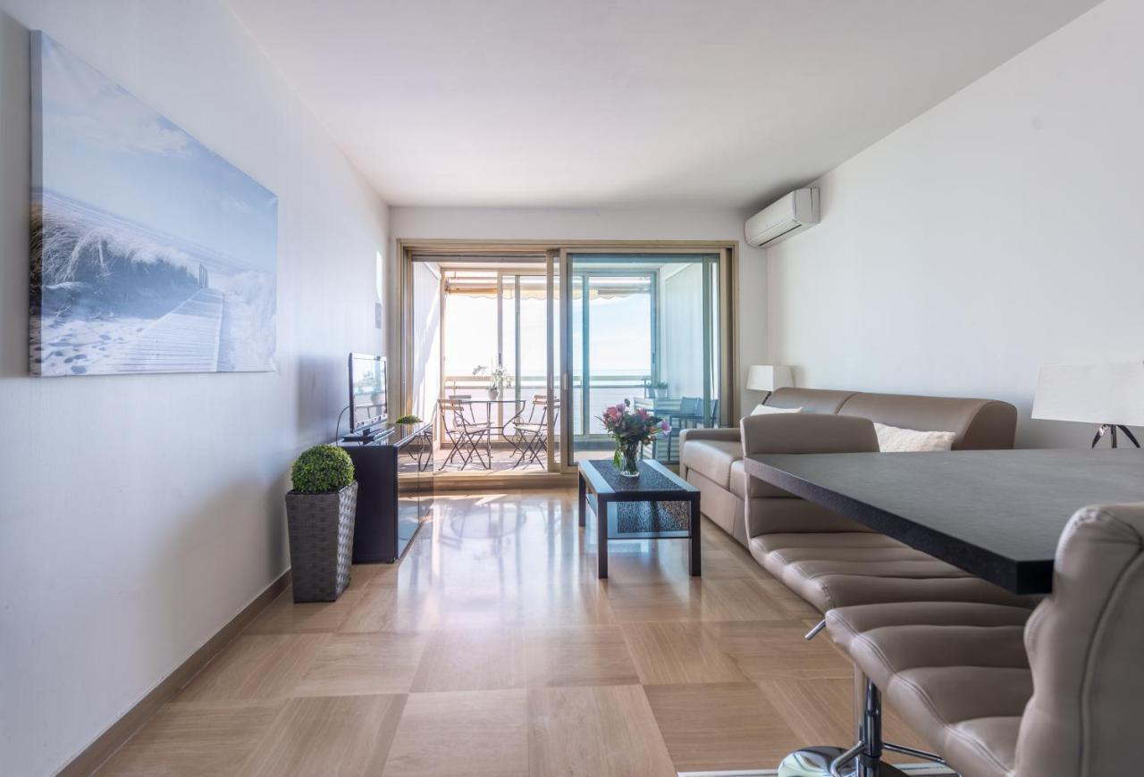 Sea Front - Panoramic Sea View Studio With Terrace 尼斯 外观 照片