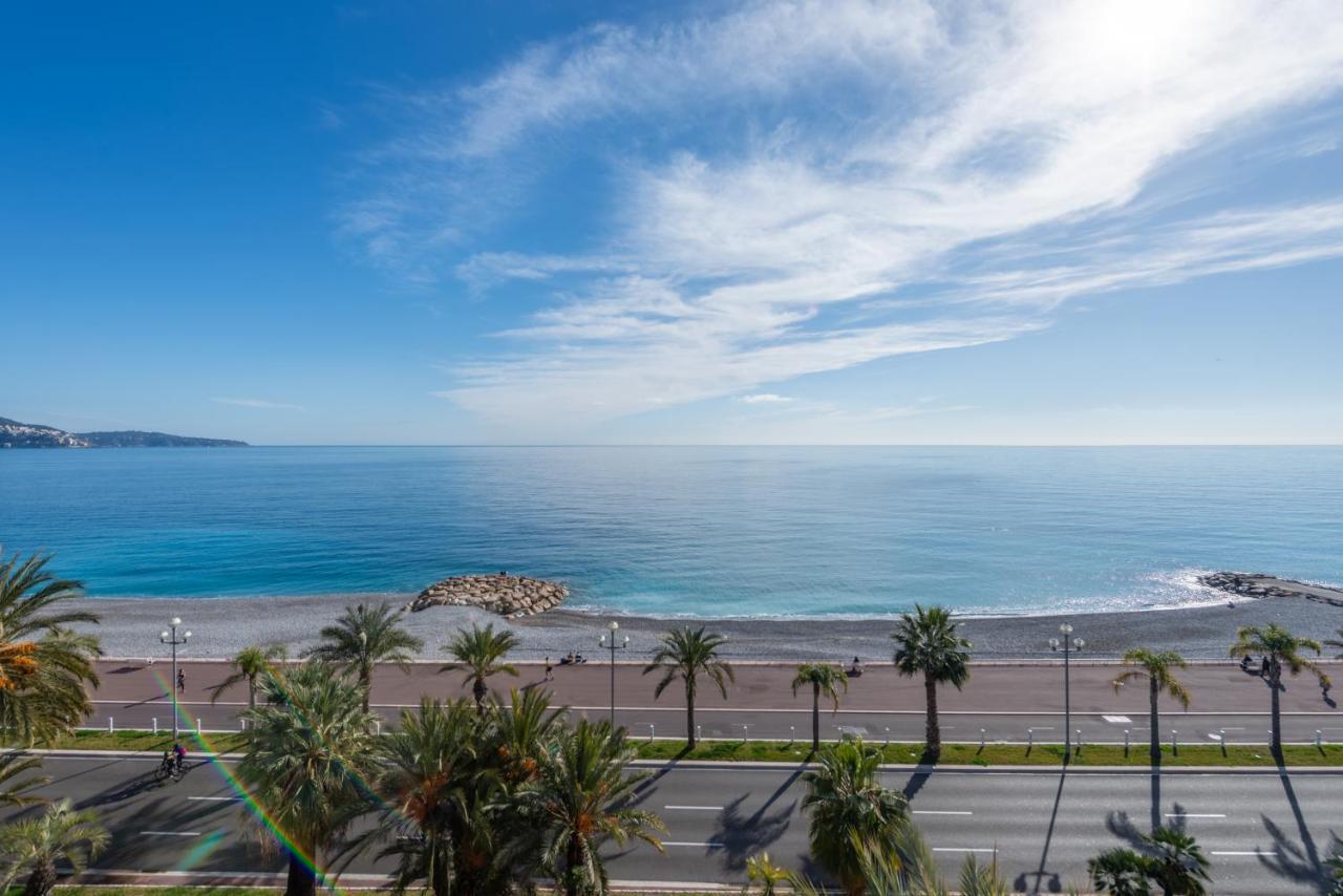 Sea Front - Panoramic Sea View Studio With Terrace 尼斯 外观 照片