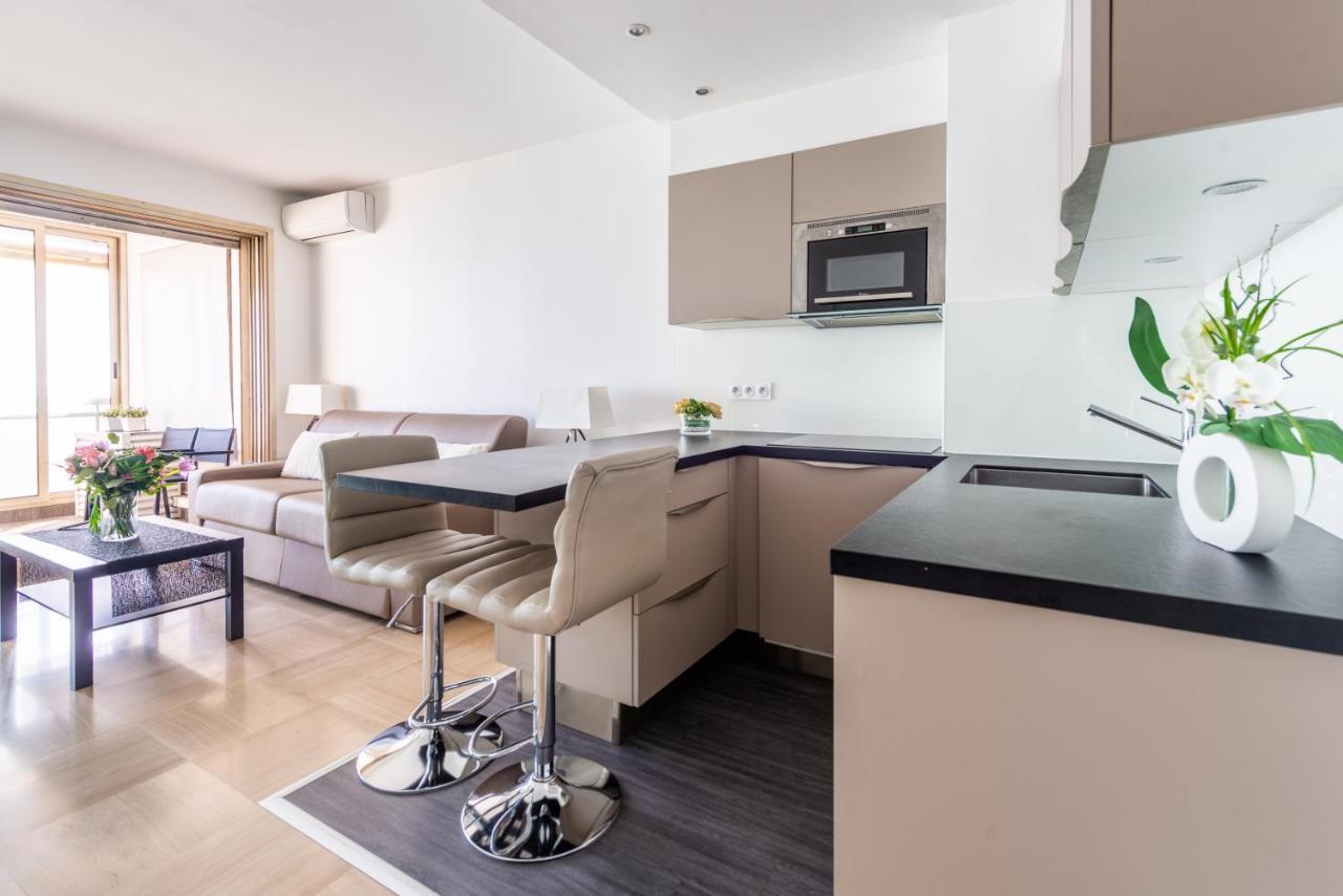 Sea Front - Panoramic Sea View Studio With Terrace 尼斯 外观 照片